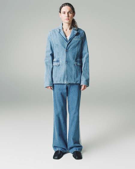 Wales Bonner Delaney Jacket - Navy | Garmentory