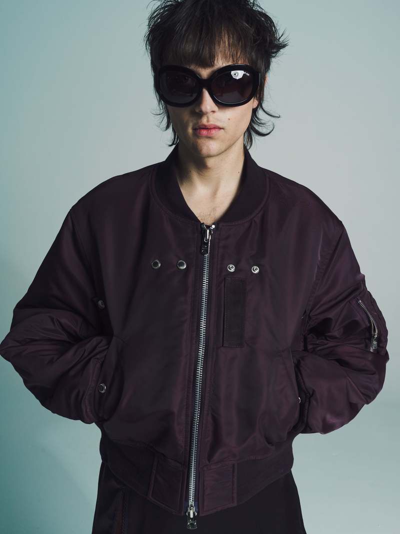 路*ー様 TheSoloist two-way bomber jacket TAKAHIROMIYASHITA The Soloist. Two-Way Cropped Bomber Jacket