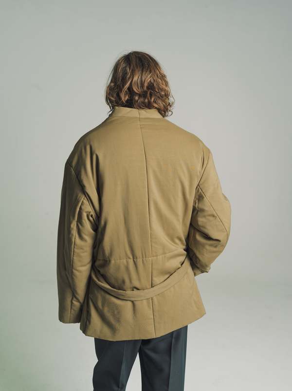Lemaire Wadded Liner - Pistachio | Garmentory