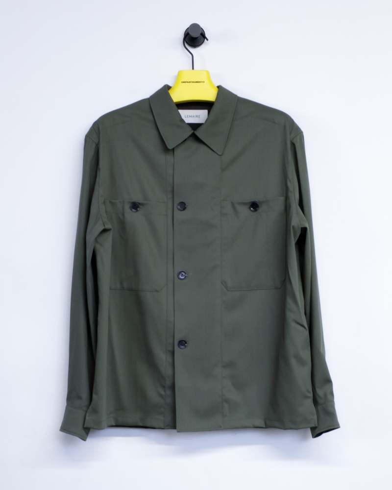 ジャケット・アウター LEMAIRE LIGHT FELTED WOOL LONG OVERSHIRT ジャケット・アウター LEMAIRE LIGHT FELTED WOOL LONG