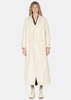 Elena Dawson Cream Cotton Coat - Cream - Thumbnail 1