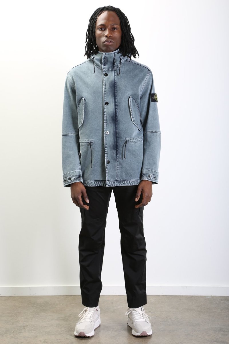 ジャケット・アウター Stone  FORM RESIN TREATED DENIM XL Stone Island Foam Resin Treated Denim | Garmentory