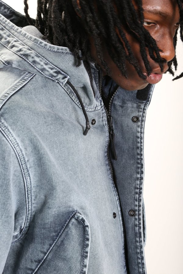 Stone Island Foam Resin Treated Denim | Garmentory