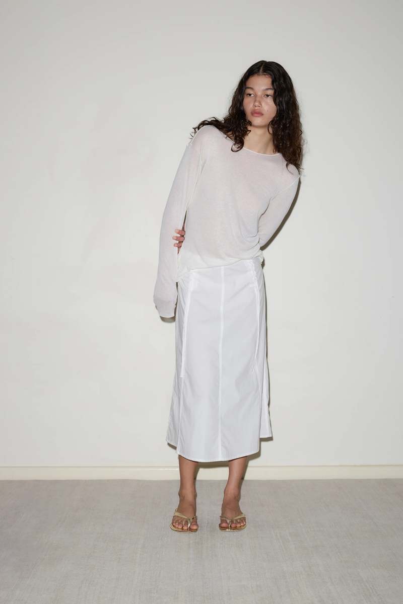 Deiji Studios Knit Long Sleeve - Off White Deiji Studios Knit Long Sleeve - Off White