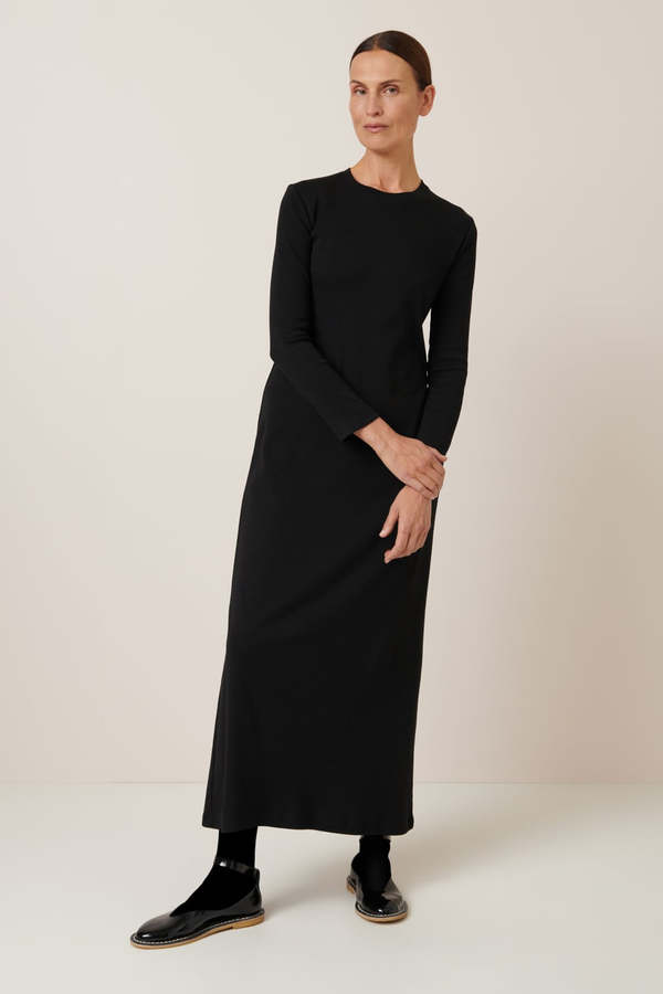 column fit dress TA3 Sweetie Mesh Column Dress - Dot Black/White - XS