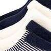 Petit Bateau Baby Socks - Navy Blue/White - Thumbnail 2