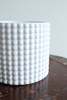 FAIRE White Hobnail Ceramic Planter - Small - Thumbnail 3