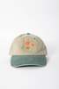 Gravel & Gold Poppy Cap - Two Tone Green - Thumbnail 1