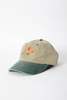 Gravel & Gold Poppy Cap - Two Tone Green - Thumbnail 2