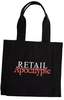 Idea Books Retail Apocalypse Organic Cotton Tote - Black - Thumbnail 1