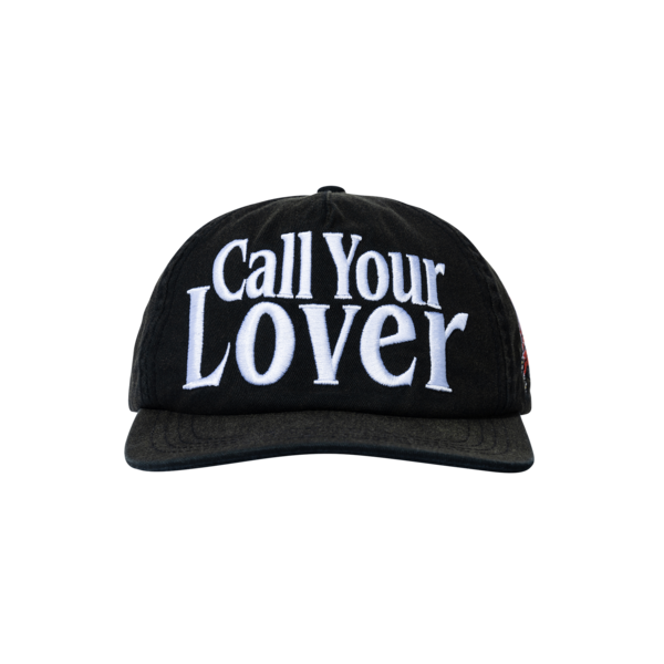 MARKET Call Your Lover 5 Panel Hat - Washed Black