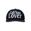 MARKET Call Your Lover 5 Panel Hat - Washed Black - Thumbnail 1