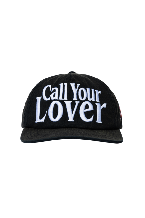 MARKET Call Your Lover 5 Panel Hat - Washed Black