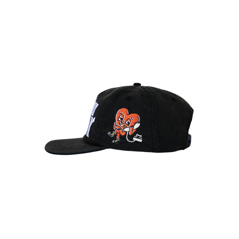 MARKET Call Your Lover 5 Panel Hat - Washed Black