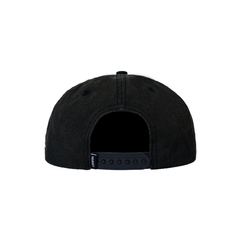 MARKET Call Your Lover 5 Panel Hat - Washed Black