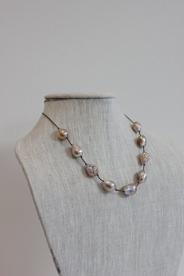 Lena Skadegard Floating Pearl necklace fc1066 Lena Skadegard Floating Pearl necklace fc1066