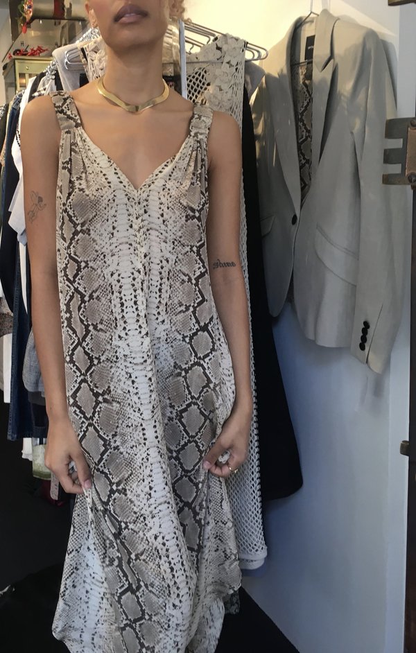 Smythe Python Slip Dress Smythe Python Slip Dress