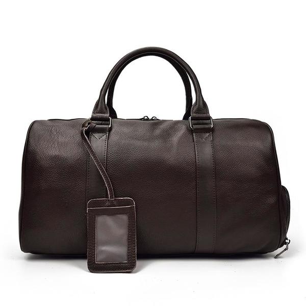 Steel Horse Leather Endre Weekender - Black