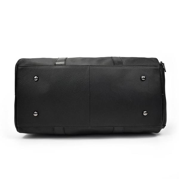 Steel Horse Leather Endre Weekender - Black