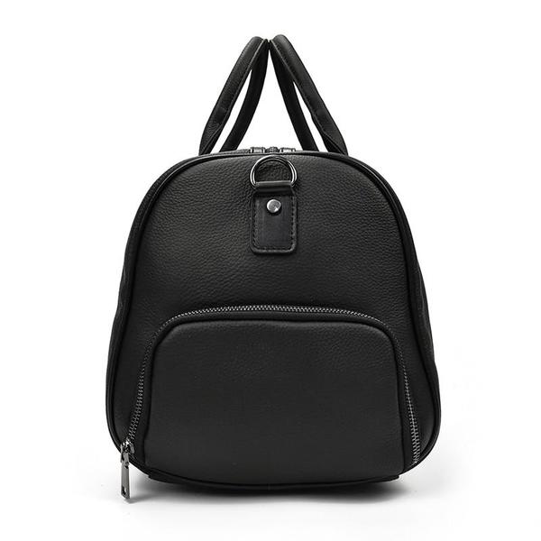 Steel Horse Leather Endre Weekender - Black