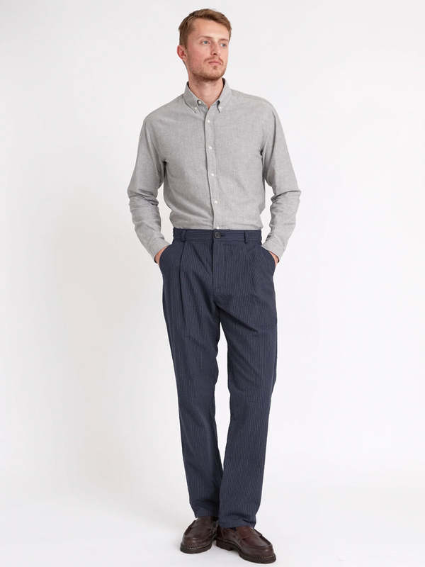 Oliver Spencer Morton Trousers - Granville Navy