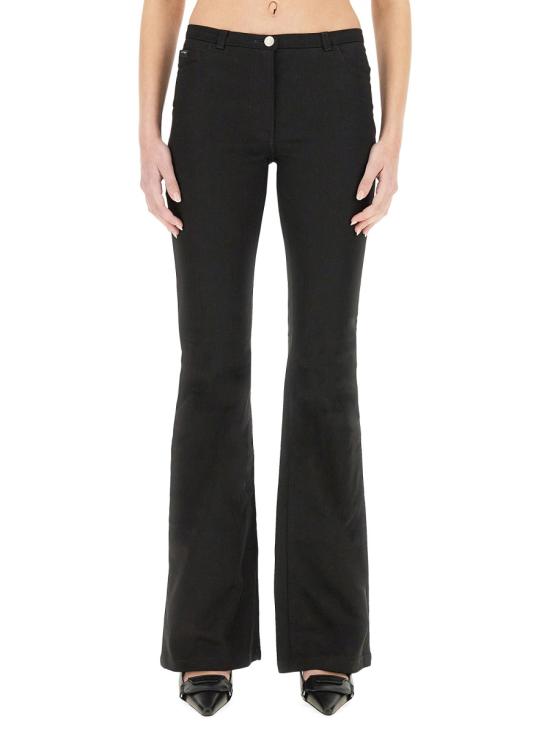 パンツ COURREGES Women Straight Pants 125JPA297PA00439999 Black COURREGES Straight Pants - Black | Garmentory