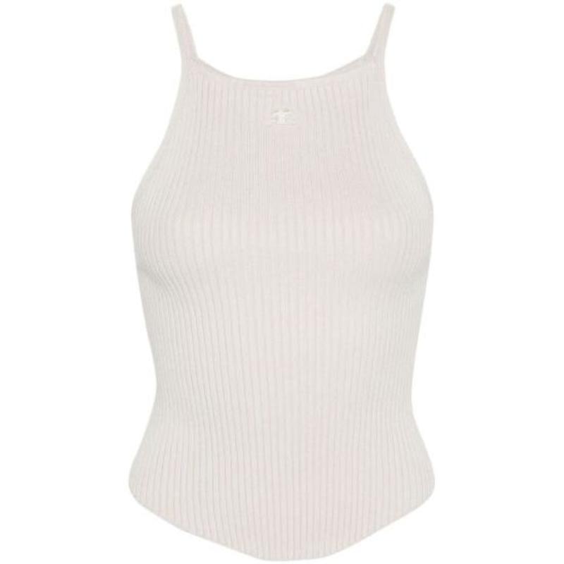 COURREGES Sleeveless T-Shirt | Garmentory
