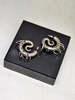Panconesi Hoops Pierced Serpent Earrings - Silver - Thumbnail 4