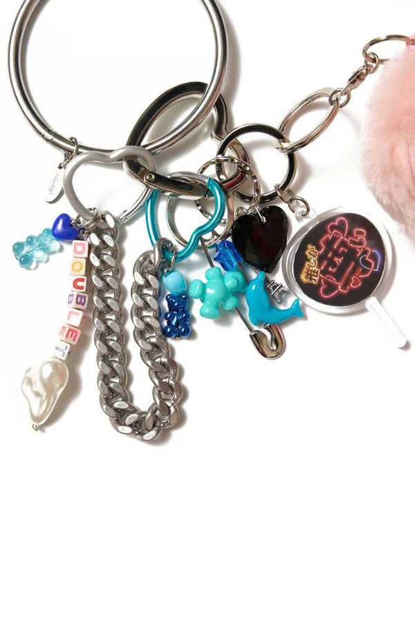 Doublet OSHI-NUI Key Chain - Multi | Garmentory