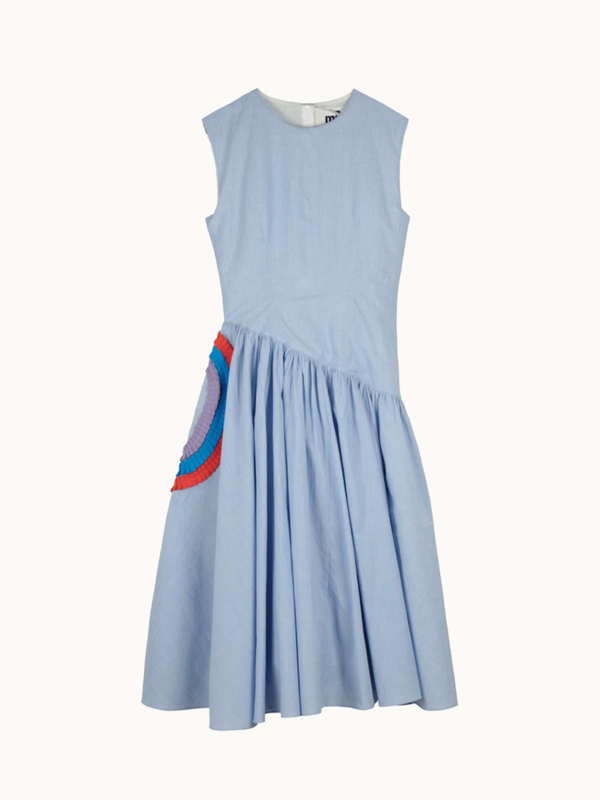 Mii Collection Youna Dress - Chambray Blue | Garmentory