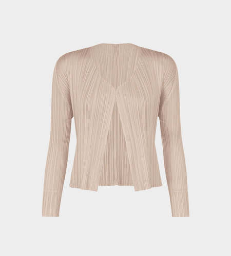PLEATS PLEASE カーディガン Pleats Please by Issey Miyake Basic Pleated Cardigan - Light