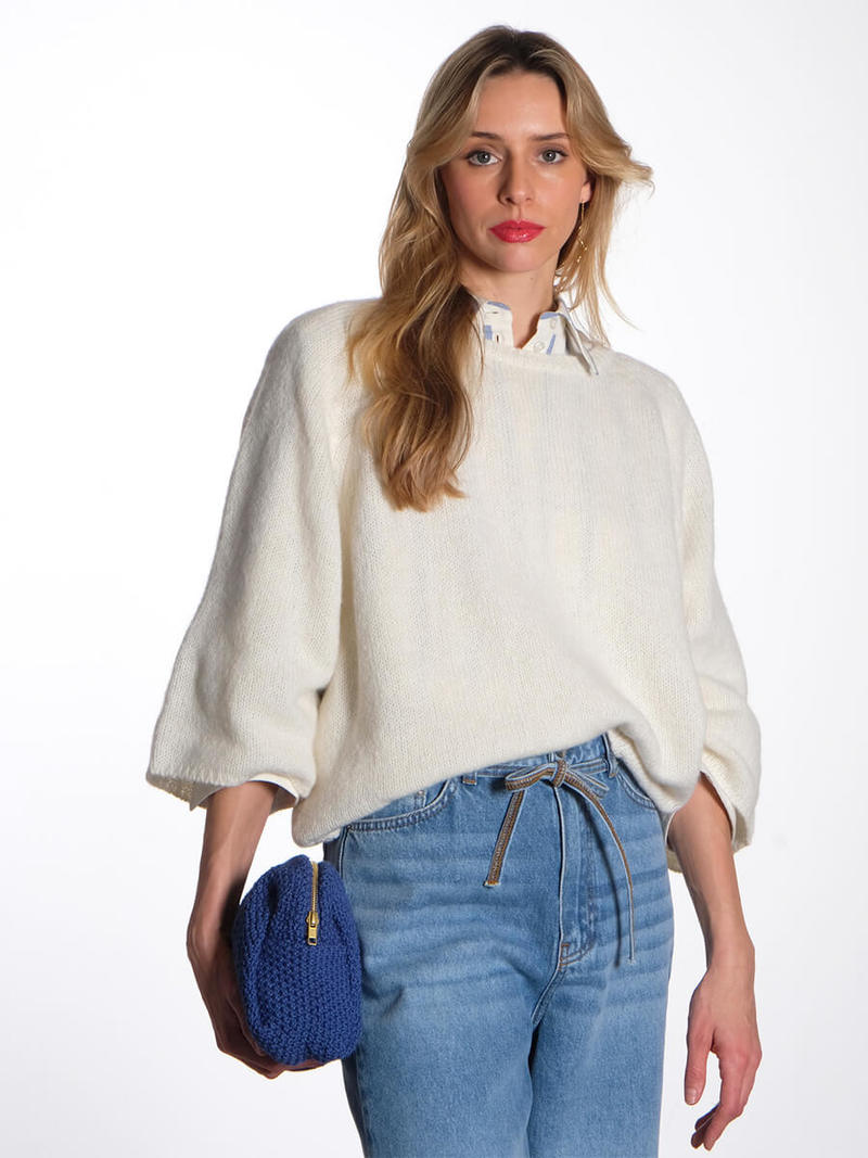 Sibin Linnebjerg Robin Knitted Top - Off White