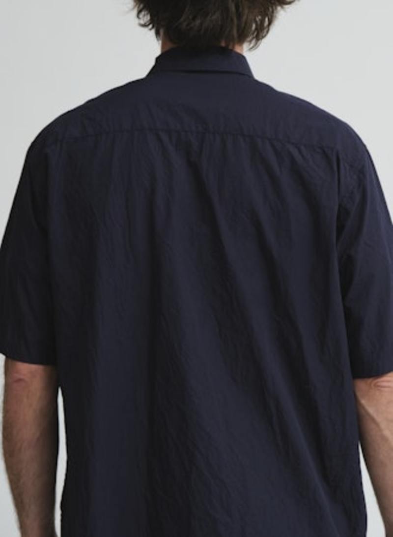 トップス COMOLI TYPEWRITER S/S open collar shirt COMOLI