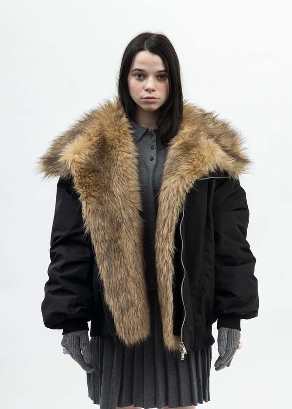 Tolmie Italy Faux Fur Down Jacket