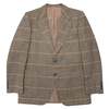 Sundazed 70s Pure New Wool Glen Check Hopsack Weave Sport Coat - Beige - Thumbnail 1