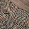 Sundazed 70s Pure New Wool Glen Check Hopsack Weave Sport Coat - Beige - Thumbnail 4