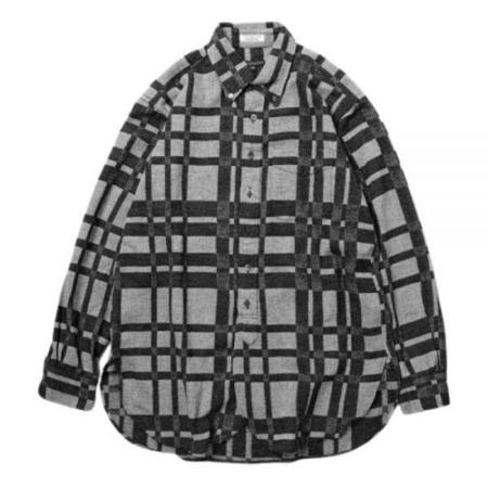 Needles Flannel Shirt -> 7 Cuts Zipped Wide Shirt B - Multi