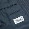 Atelier TORINO by KONEN Reid & Taylor Striped Twill Weave Suit Jacket - Blue - Thumbnail 3