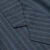 Atelier TORINO by KONEN Reid & Taylor Striped Twill Weave Suit Jacket - Blue - Thumbnail 8