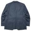 Atelier TORINO by KONEN Reid & Taylor Striped Twill Weave Suit Jacket - Blue - Thumbnail 12