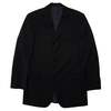 HUGO BOSS 90s Virgin Wool Plain Weave Slim Tailored Jacket - Black - Thumbnail 1