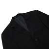 HUGO BOSS 90s Virgin Wool Plain Weave Slim Tailored Jacket - Black - Thumbnail 2
