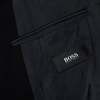 HUGO BOSS 90s Virgin Wool Plain Weave Slim Tailored Jacket - Black - Thumbnail 3