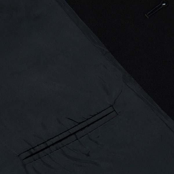 HUGO BOSS 90s Virgin Wool Plain Weave Slim Tailored Jacket - Black