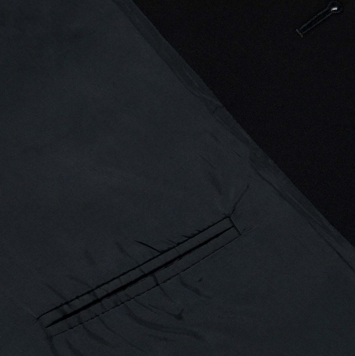 HUGO BOSS 90s Virgin Wool Plain Weave Slim Tailored Jacket - Black - Image 7 of 9