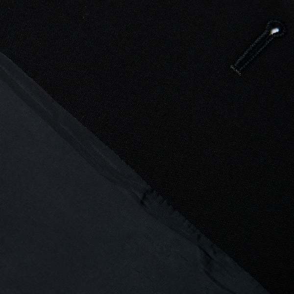 HUGO BOSS 90s Virgin Wool Plain Weave Slim Tailored Jacket - Black