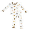 Kyte BABY Long Sleeve Toddler Pajama Set - Moo - Thumbnail 1