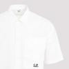 C.P. Company 16CMSH208A005328G103 Polo Shirt - Gauze White - Thumbnail 5
