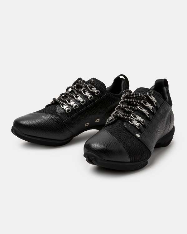 KIKOさま KIKO KOSTADINOV SONIA BUCKLED LOAFER PERFORATED BLACK SS25