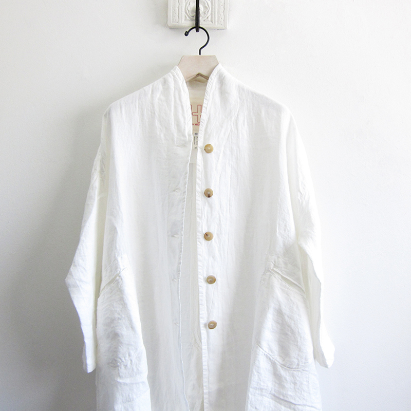 H+ Hannoh Wessel Maria Coat - white | Garmentory